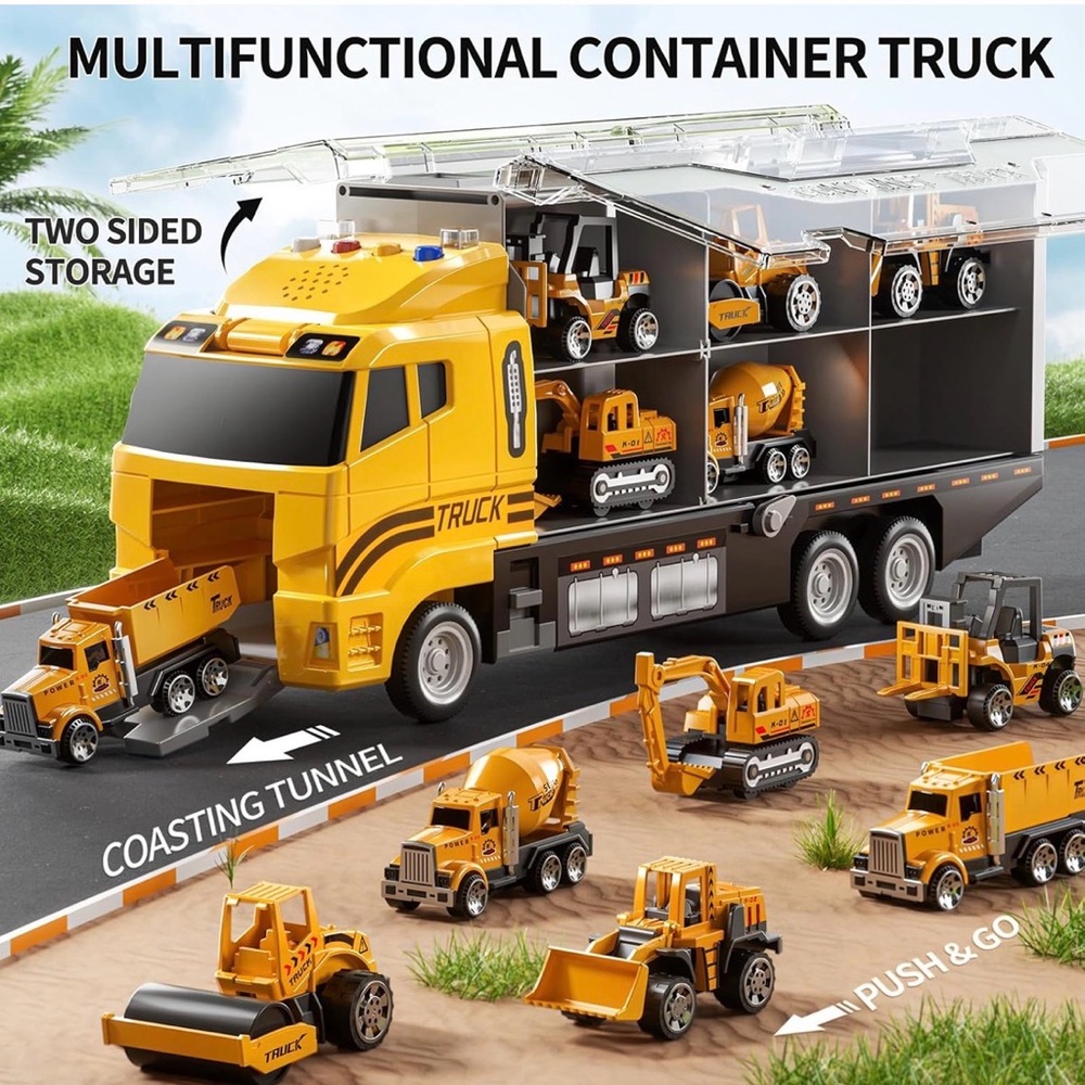 New Toys for 3+ Kids: Container Truck Toy Set and Don’t Break the Ice game